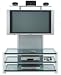 Jahnke Studio-Line 5500 LCD Adjustable Height Plasma TV Stand, Glass