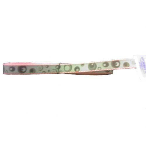 VDISC Lazer Brite Lead 5-8 in x 6 ft PINK with DOTS