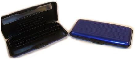 X-TRA LARGE DELUXE ALUMA STYLE ALUMINUM WALLET-Blues