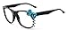 FancyG® Cute Fashion Glass Frame Eyewear with Bow Tie Cat Eyes Whiskers NO LENS