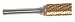 Tools & Hardware : Champion SA3 Titanium Nitrite Coated Burs Solid Carbide 3/8" Cutter Diameter 3/4" Length of Cut