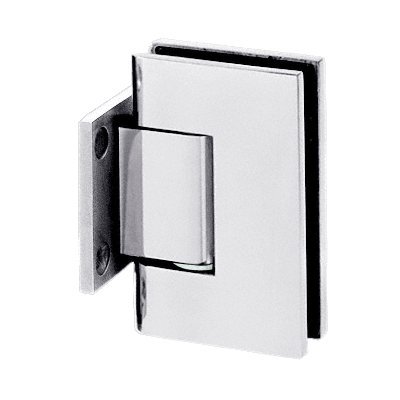C.R. LAURENCE 3800122 CRL Chrome Anaheim Wall Mount Short Back Plate Shower Door Hinge