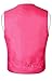 Men's Paisley Design Dress Vest & NeckTie HOT PINK FUCHSIA Color Neck Tie Set