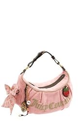 Juicy Couture Gigi Strawberry Shoulder Hobo Bag Pink