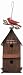 Sunset Vista Designs Enchanted Garden Collection Bird House - Cardinal