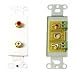 Cables To Go 37066 Decorative Dual RCA Insert (White)