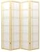 Kitchen & Housewares : 4 Panel Natural Oriental Shoji Screen / Room Divider