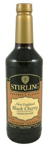 Stirling Gourmet Black Cherry Coffee Flavoring Syrup by Stirling Foods