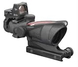 Acog 4 X 32 Scope Dual Illuminated 4.0 Moa Chevron .223 Ballistic Reticle, Red