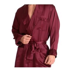 <b>Intimo Men's Classic Silk Robe</b>