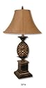 Pineapple Palm Tree Table Lamp Lights Set of 2