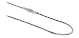 Sterling Silver 1 MM Italian Snake Chain 16" 18" 20" 22" 24" 30" Necklace
