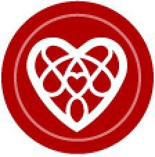 312SAccMlJL Maple Landmark 50372 Heart Checkers   12 Piece Red