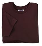 NEW JERZEES - Youth 50/50 Cotton/Poly T-Shirt Maroon-M