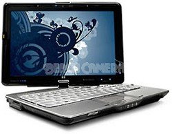 HP Pavilion TX2510US 12.1-inch Laptop (2.10 GHz  AMD Turion X2 ZM-80 Processor, 3 GB RAM, 250 GB Hard Drive, DVD Drive, Vista Premium) Black