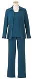 TravelSmith Womens Crepe Companion 3-Piece Set Slate Blue L