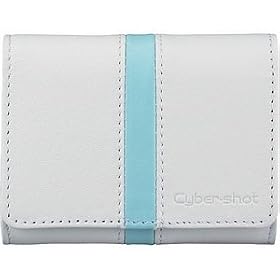 Soft Carrying Case (Genuine Leather) forDSCT100/ DSCT20 /DSCW90 /DSCW80 /DSCW55 DSCW35 WHITE