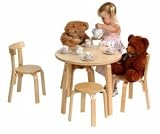 Scandinavian Child Svan Mini Furniture Set in Natural Stain