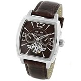 Mens Stuhrling Original 'Normandy' Tonneau Master Grand Calendar Watch, Model - 166.3315E59