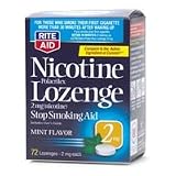 4mg Nicotine Lozenges MINT -72 lozenges-Rite Aid