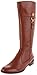 AK Anne Klein Women's Carlow Riding Boot,Medium Brown/Medium Brown Leather,7.5 M US