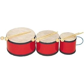 Click here to buy Rhythm Band Indian Tom Tom with Mallets, 5x5 by Rhythm Band.