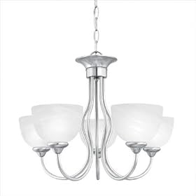 Tahoe Chandelier in Brushed Nickel by Thomas Lighting
