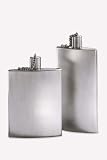 Zack 20519 PIOLO pocket flask large h. 5.52 inch Stainless Steel