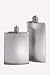 Kitchen & Housewares : Zack 20519 PIOLO pocket flask large h. 5.52 inch Stainless Steel
