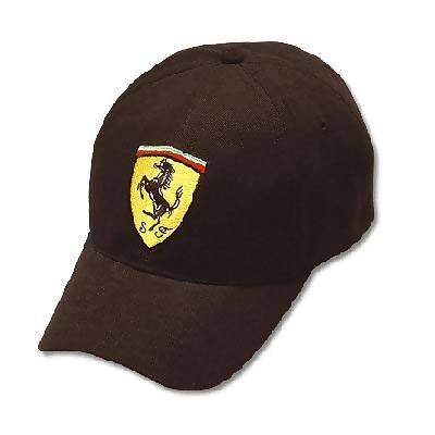 Classic Ferrari Shield Cap - Black