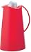 Alfi La Ola 1-Liter Carafe, Red/Silver