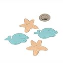 Mini Ocean Scene Child Safety Bath Mats
