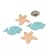Mini Ocean Scene Child Safety Bath Mats