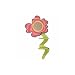 Mirror w/ 2 Shelves Flower Trio Theme Image