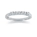0.21 diamond wedding band in Platinum