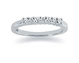 0.21 diamond wedding band in Platinum