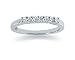 0.21 diamond wedding band in 14k White Gold
