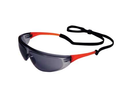Willson Millennia Sport Safety Glasses Black, Lens, Tsr Gray, Uom Each
