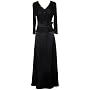 Mother Of The Bride Formal Wedding Party Gown Beaded Lace and Satin MOB Dress
