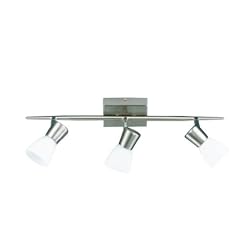 Trio Halogen Balken Nickel matt Glas opal matt L�nge 50 cm Glas � 6 cm