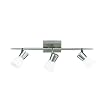 Trio Halogen Balken Nickel matt Glas opal matt L�nge 50 cm Glas � 6 cm
