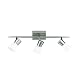 Trio Halogen Balken Nickel matt Glas opal matt L�nge 50 cm Glas � 6 cm