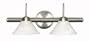 Kenroy Home 11626BS Madison 2-Light Vanity, Brushed Steel
