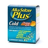 Search : Alka-Seltzer Plus Cold Medicine Orange Effervescent Tablets - 20 Ea (3 pack)