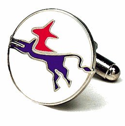 Democratic Party Modern Democrat Cufflinks Cuff Links