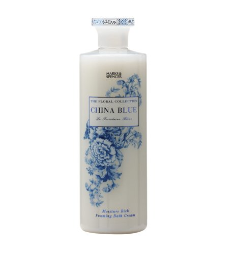The Floral Collection China Blue Bath Cream