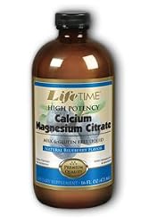 Liquid Calcium Magnesium Citrate Blueberry Flavor - 16 oz - Liquid