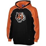 Reebok Cincinnati Bengals Youth Black Primary Logo Hoody Sweatshirt