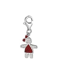 925 Sterling Silver July Birthstone Girl Charm, For Chamilia, Pandora, Biagi, Personality, Reflections And More Charm Bracelets