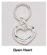 OPEN HEART - Dazzling Dog Collar Charm